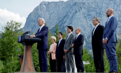 US President Joe Biden and other G7 leaders announced a bid to rival China with global infrastructure projects to poor countries