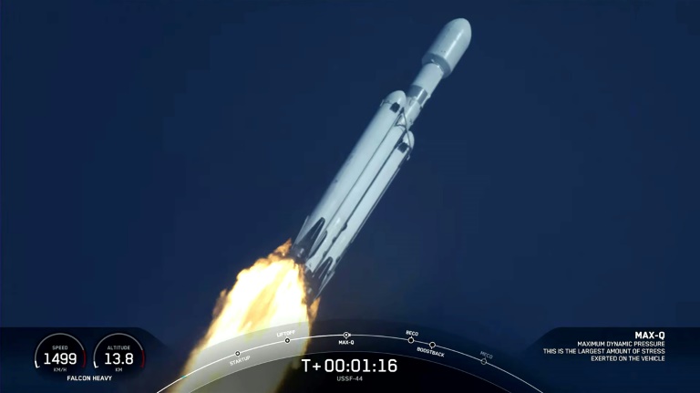 SpaceX's Falcon Heavy rocket takes off from Florida November 1, 2022