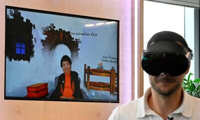 Through artificial intelligence, users of the VR headset can have a "conversation" with Holocaust survivor Inge Auerbacher, asking about her encounters with heartbreaking loss and occasional heroism.